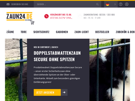 'zaun24.de' screenshot