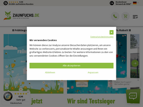 'zaunfuchs.de' screenshot