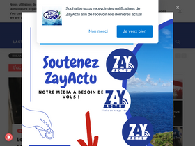 'zayactu.org' screenshot