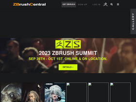 'zbrushcentral.com' screenshot