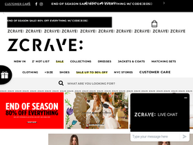 'zcrave.com' screenshot