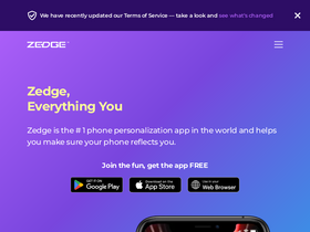 'zedge.net' screenshot