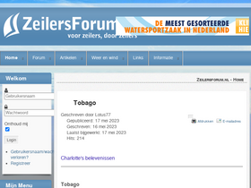 'zeilersforum.nl' screenshot