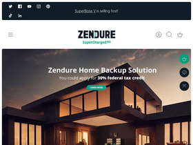 'zendure.com' screenshot