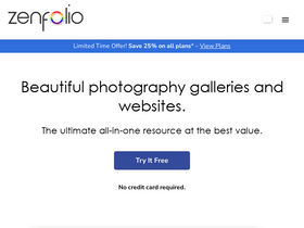 'zenfolio.com' screenshot