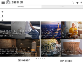 'zenideen.com' screenshot