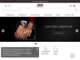 'zenpirlanta.com' screenshot