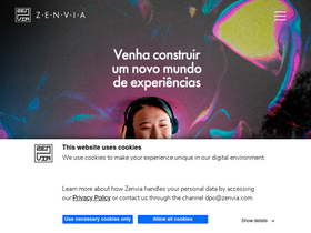 'zenvia.com' screenshot