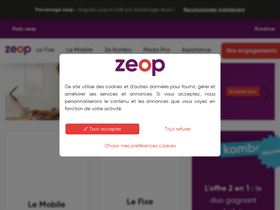 'zeop.re' screenshot