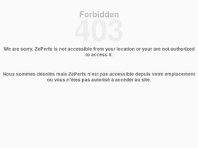 'zeperfs.com' screenshot