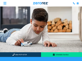 'zerorez.com' screenshot