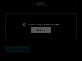 'zerospoker.com' screenshot