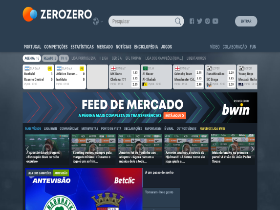 'zerozero.pt' screenshot