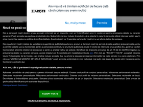 'ziaristii.com' screenshot