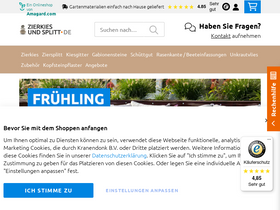 'zierkiesundsplitt.de' screenshot