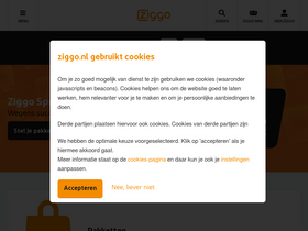 'ziggo.nl' screenshot