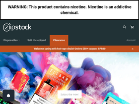 'ziipstock.com' screenshot