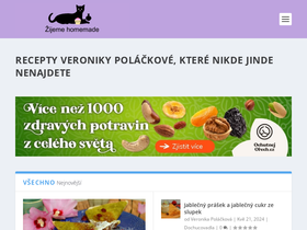 'zijemehomemade.cz' screenshot