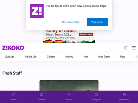 'zikoko.com' screenshot