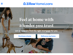 'zillowhomeloans.com' screenshot