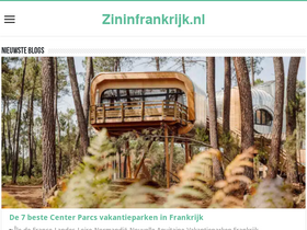 'zininfrankrijk.nl' screenshot