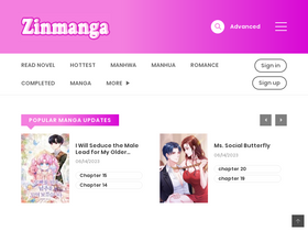 'zinmanga.com' screenshot