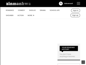 'zinmanhwa.com' screenshot