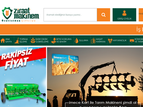'ziraatmakinem.com' screenshot