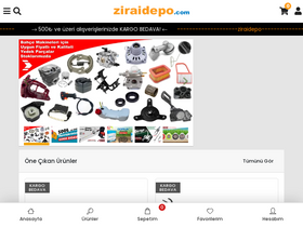 'ziraidepo.com' screenshot