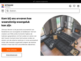 'zitmaxx.nl' screenshot