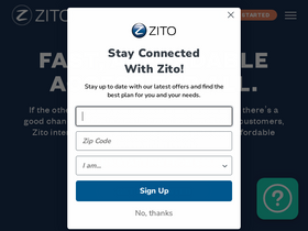 'support.zitomedia.net' screenshot