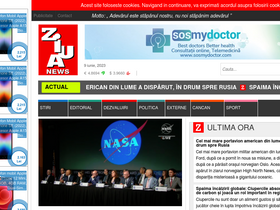 'ziuanews.ro' screenshot