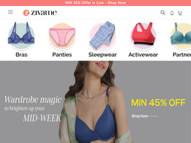 'zivame.com' screenshot