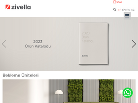 'zivella.com' screenshot