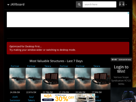'zkillboard.com' screenshot
