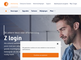 'zlogin.nl' screenshot