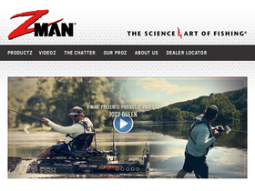 'zmanfishing.com' screenshot