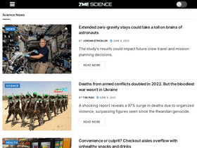 'zmescience.com' screenshot