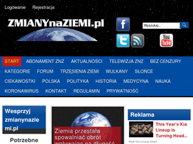 'zmianynaziemi.pl' screenshot