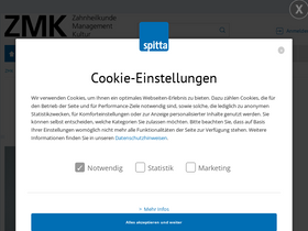 'zmk-aktuell.de' screenshot