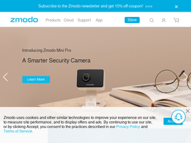 'zmodo.com' screenshot