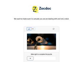 'zocdoc.com' screenshot