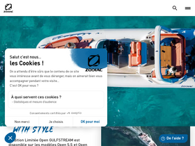 'zodiac-nautic.com' screenshot