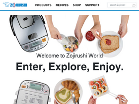 'zojirushi.com' screenshot