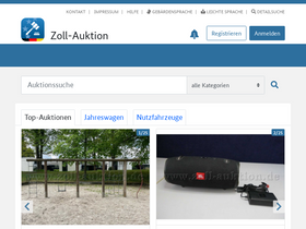 'zoll-auktion.de' screenshot