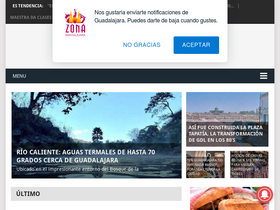 'zonaguadalajara.com' screenshot