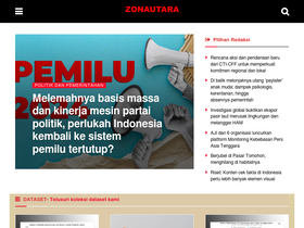 'zonautara.com' screenshot