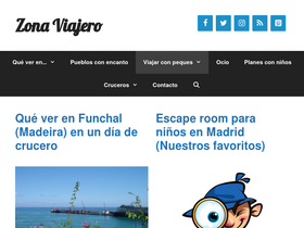 'zonaviajero.com' screenshot