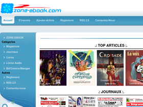 'zone-ebook.com' screenshot