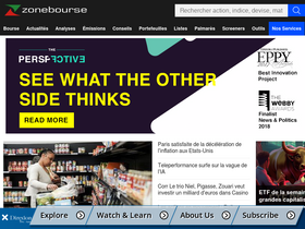 'zonebourse.com' screenshot